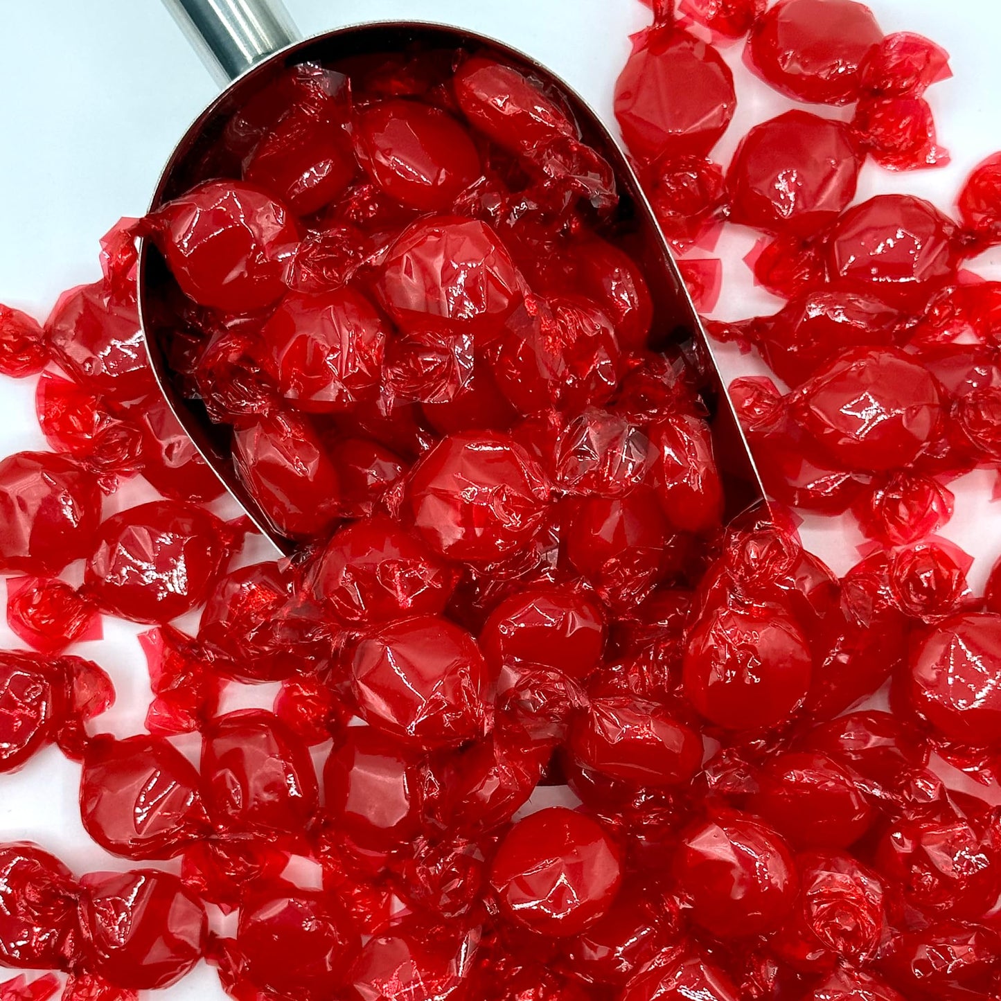 Fusion Sweets Cinnamon Discs Hard Candy - 2 Pound Bulk Individually Wrapped Red Candy Disks