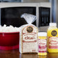 Amish Country Popcorn Baby White Popcorn Kernels with Buttery Topping 2 lb Bag Non-GMO Gluten Free