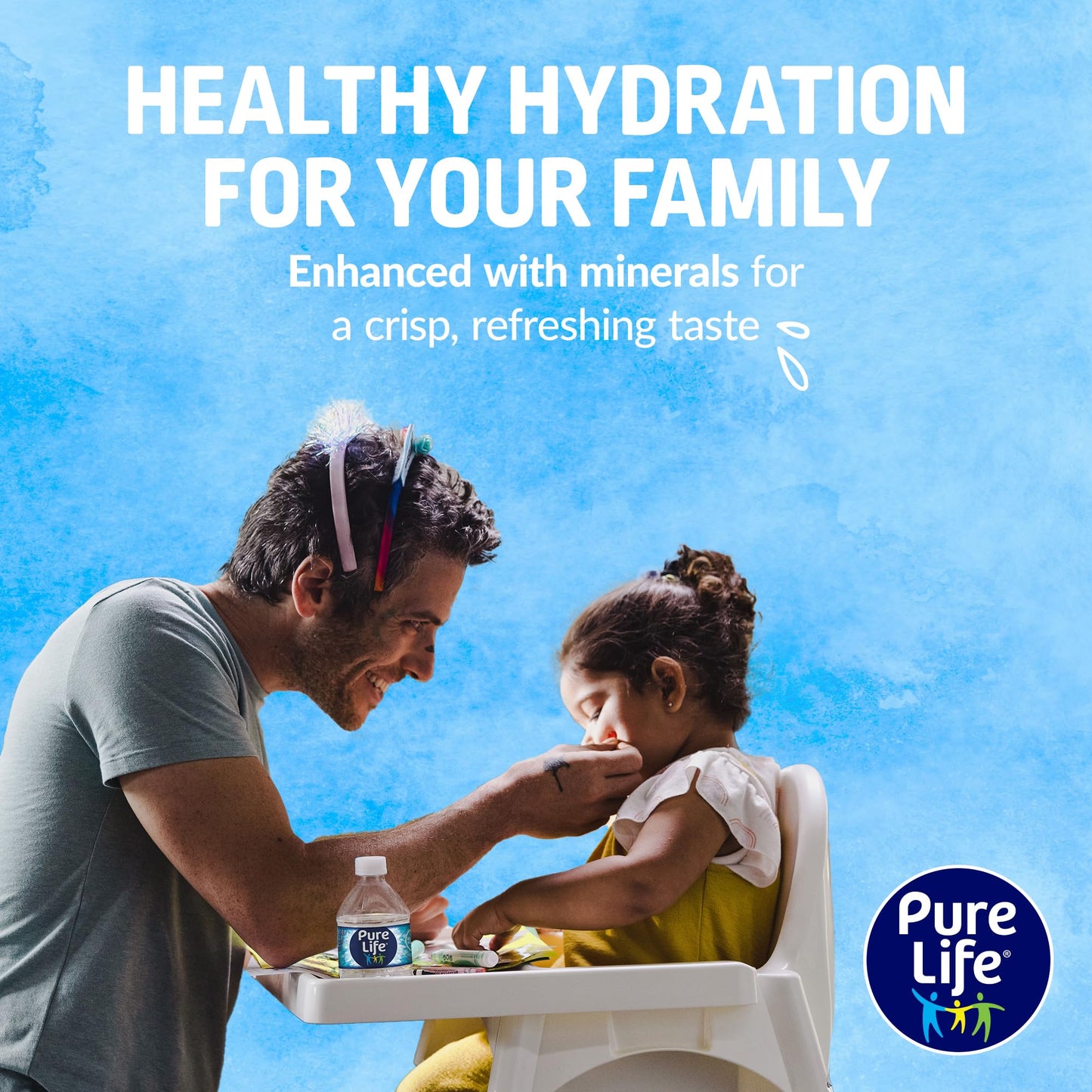 Pure Life Purified Water, 16.9 Fl Oz, Plastic Bottled Water, Pack of 12