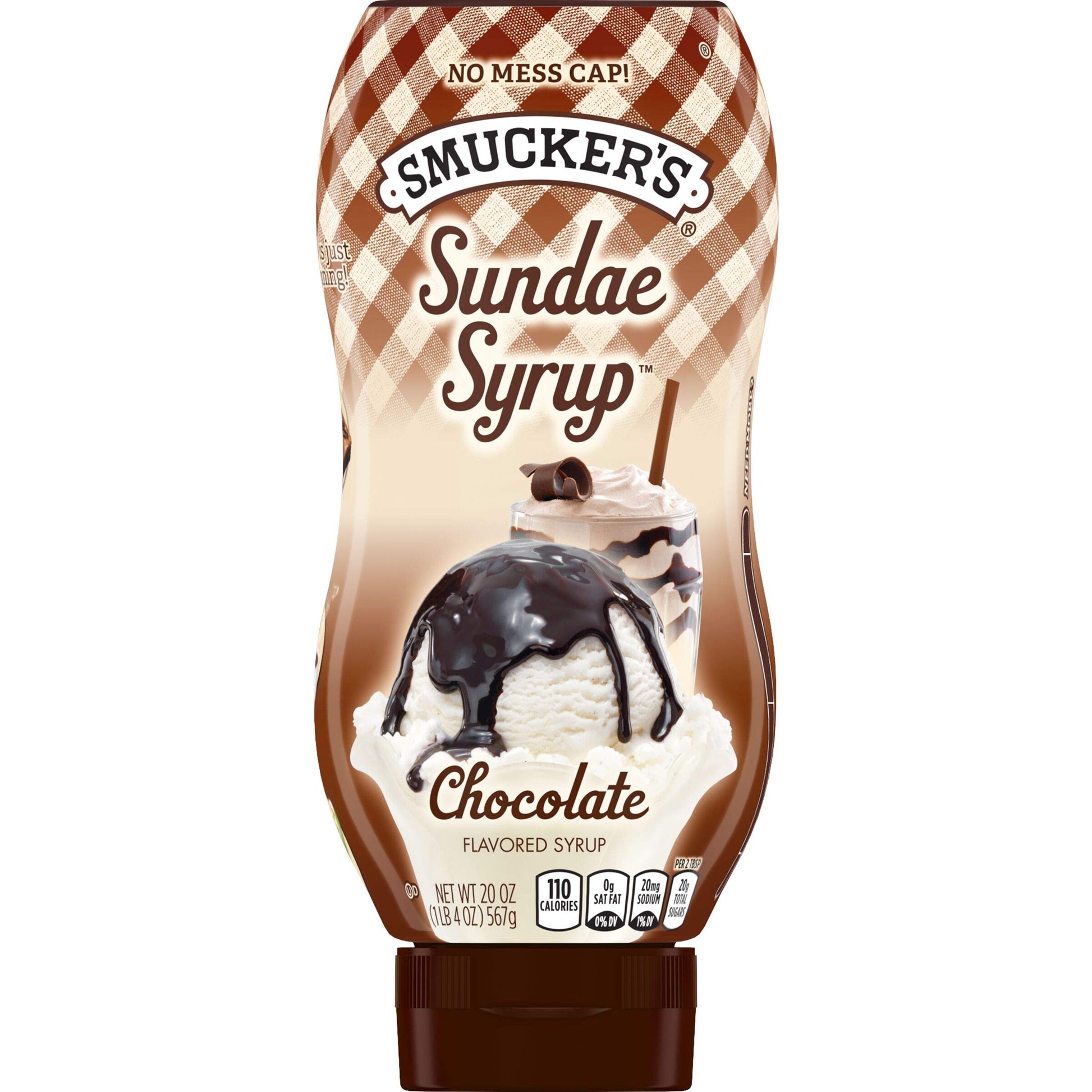 Smucker'S Sundae Syrup Chocolate Flavored Syrup, 20 Ounces (Pack Of 12)