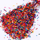Rainbow Sprinkles For Cake Decorating, Rainbow Jimmies Sprinkles, 3.52Oz Edible Sprinkles For Cupcake Toppers Ice Cream Cookie B
