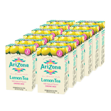 Arizona Lemon Tea - On-The-Go Powdered Drink Mix, 0.07Oz 120 Count - 10Ct Boxes (Pack Of 12)