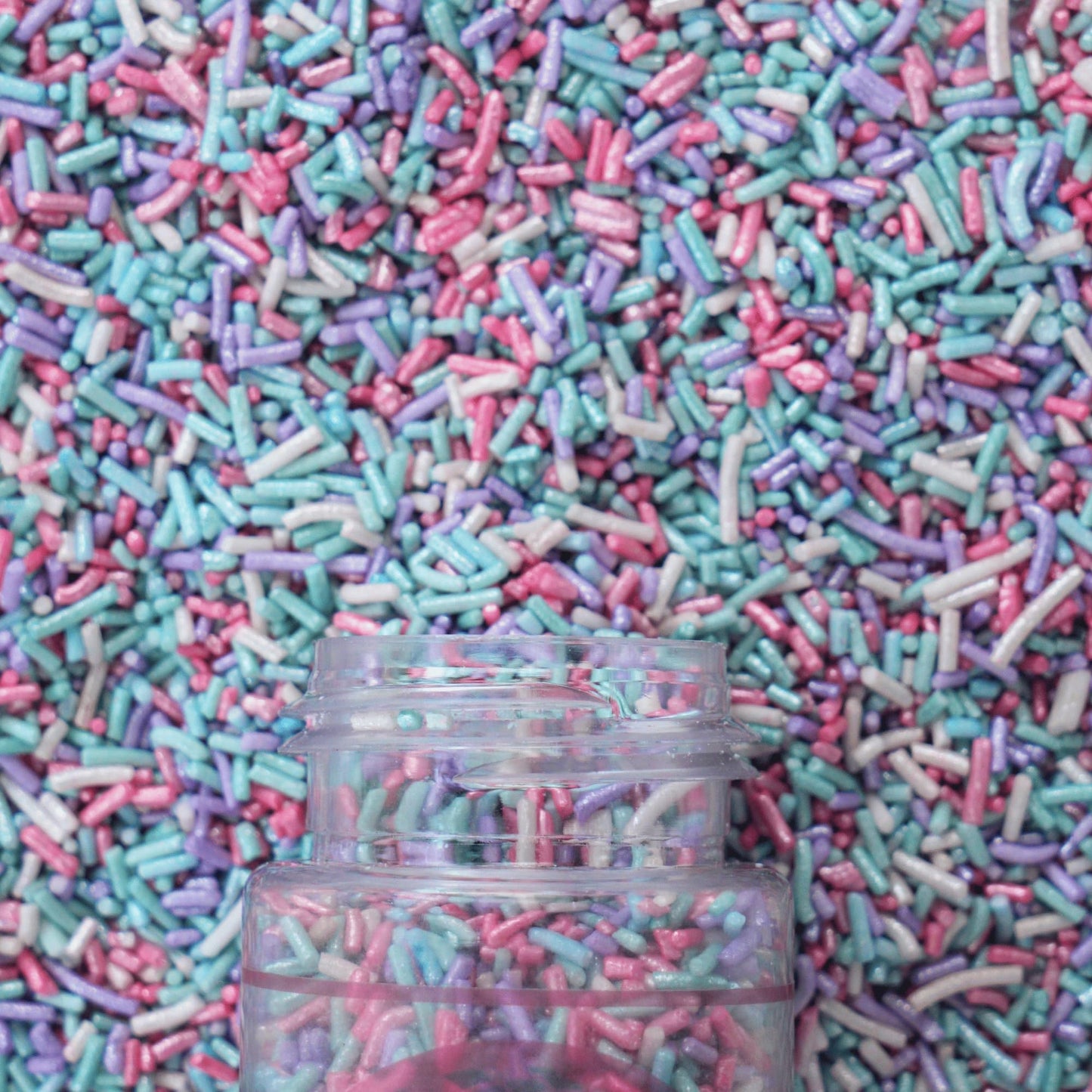 Confect Custom Rainbow Sprinkles - Candyland Jimmies Mix - Vibrant Multicolor Edible Toppings For Cakes, Cupcakes & Desserts - V