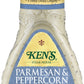 Ken's Steak House Chef's Reserve Parmesan Peppercorn Dressing, 9 OZ, (Pack of 3)