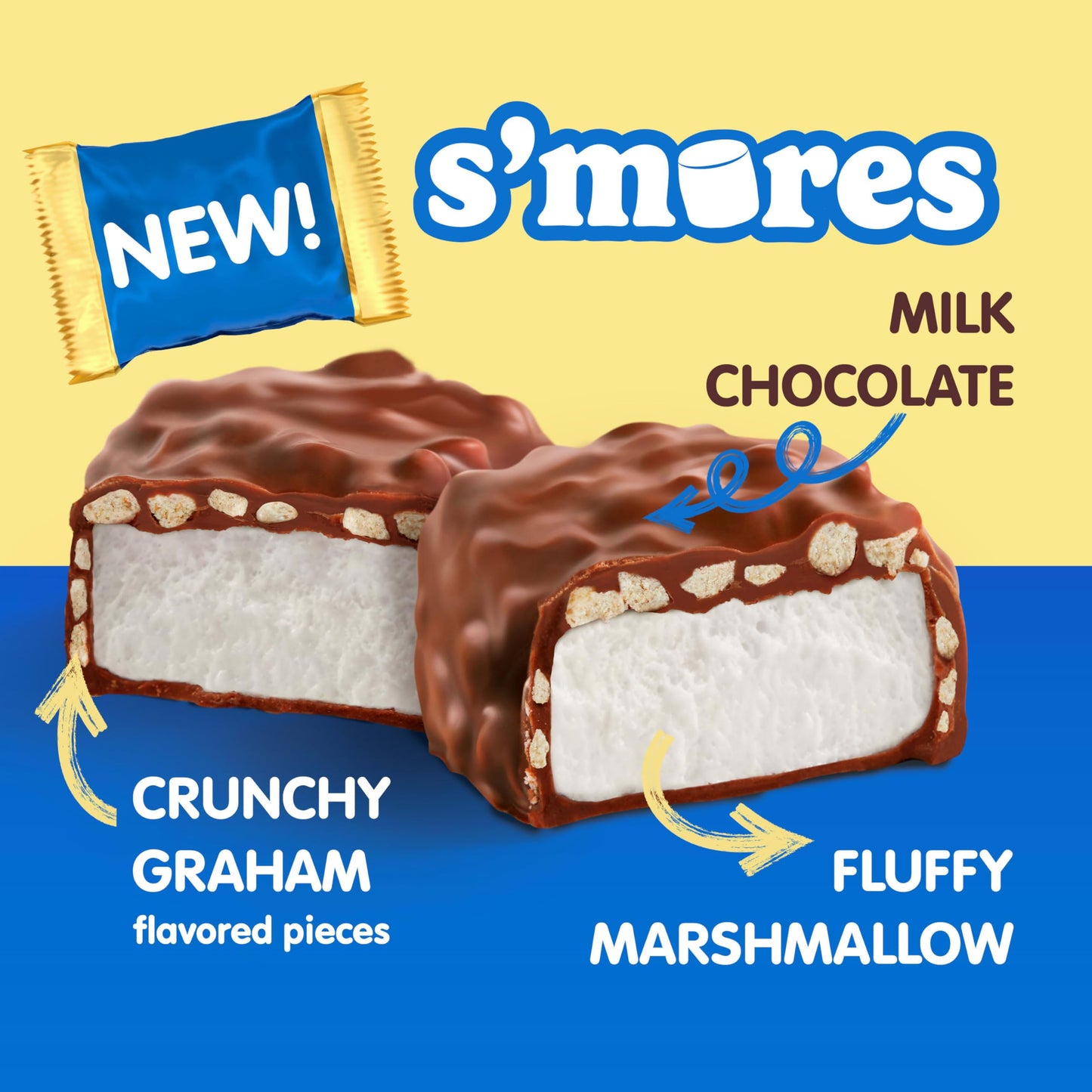 Wht 7.3Oz Mc Mm Classic Smores Stndup Bg