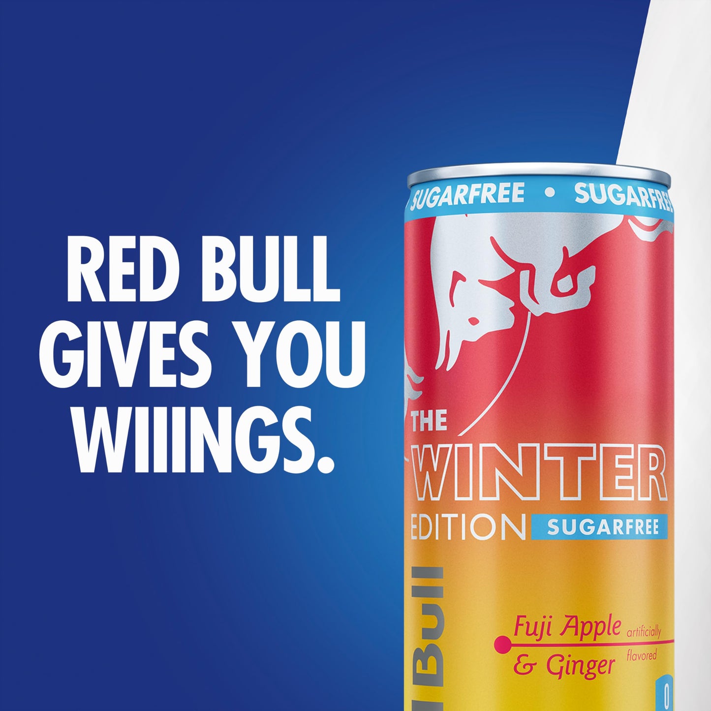 Red Bull Sugar-Free Fuji Apple and Ginger Winter Edition Energy Drink  with 80mg Caffeine plus Taurine & B Vitamins  12 Fl Oz  6 Packs of 4 Cans (Pack of 24)