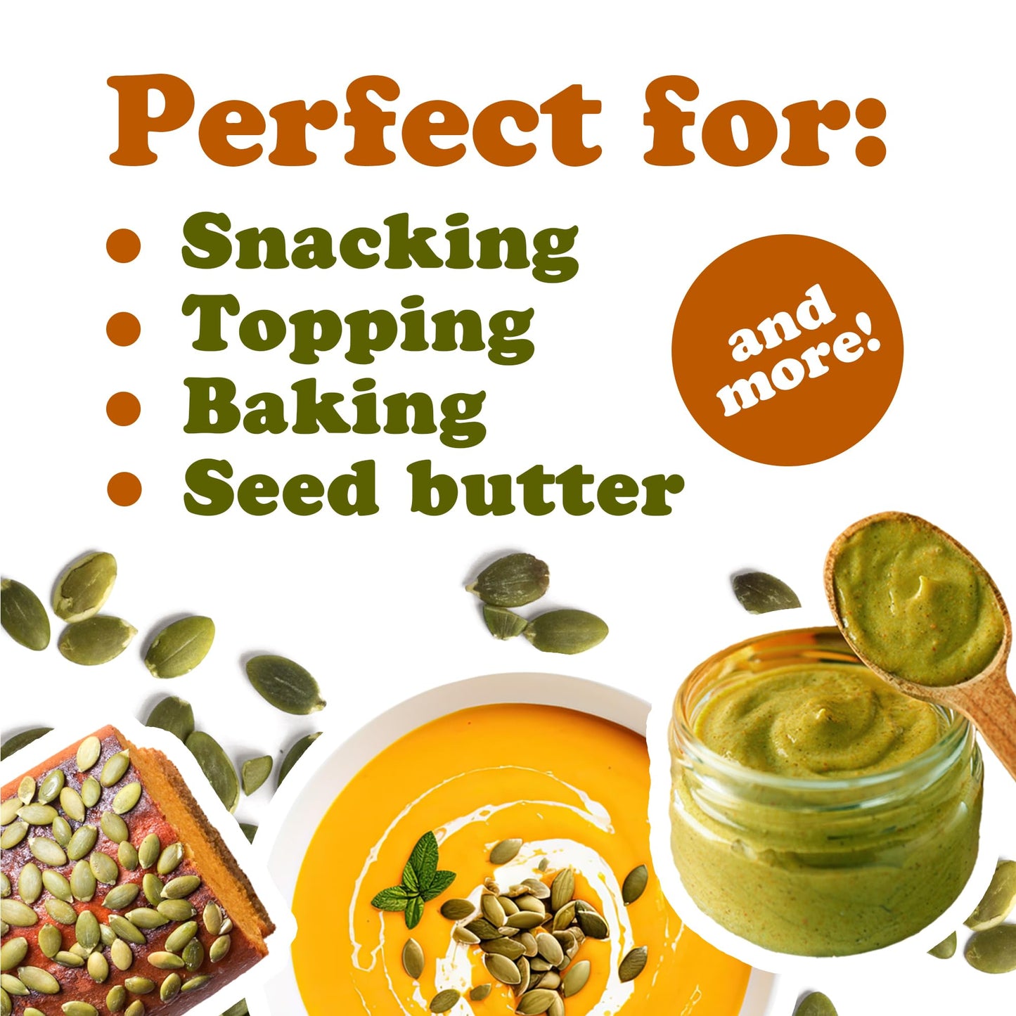 Food to Live Dry Roasted Pumpkin Seed with Himalayan Salt, 4 Pounds- Oven Roasted Pepitas, Lightly Salted, No Oil, Perfect for B