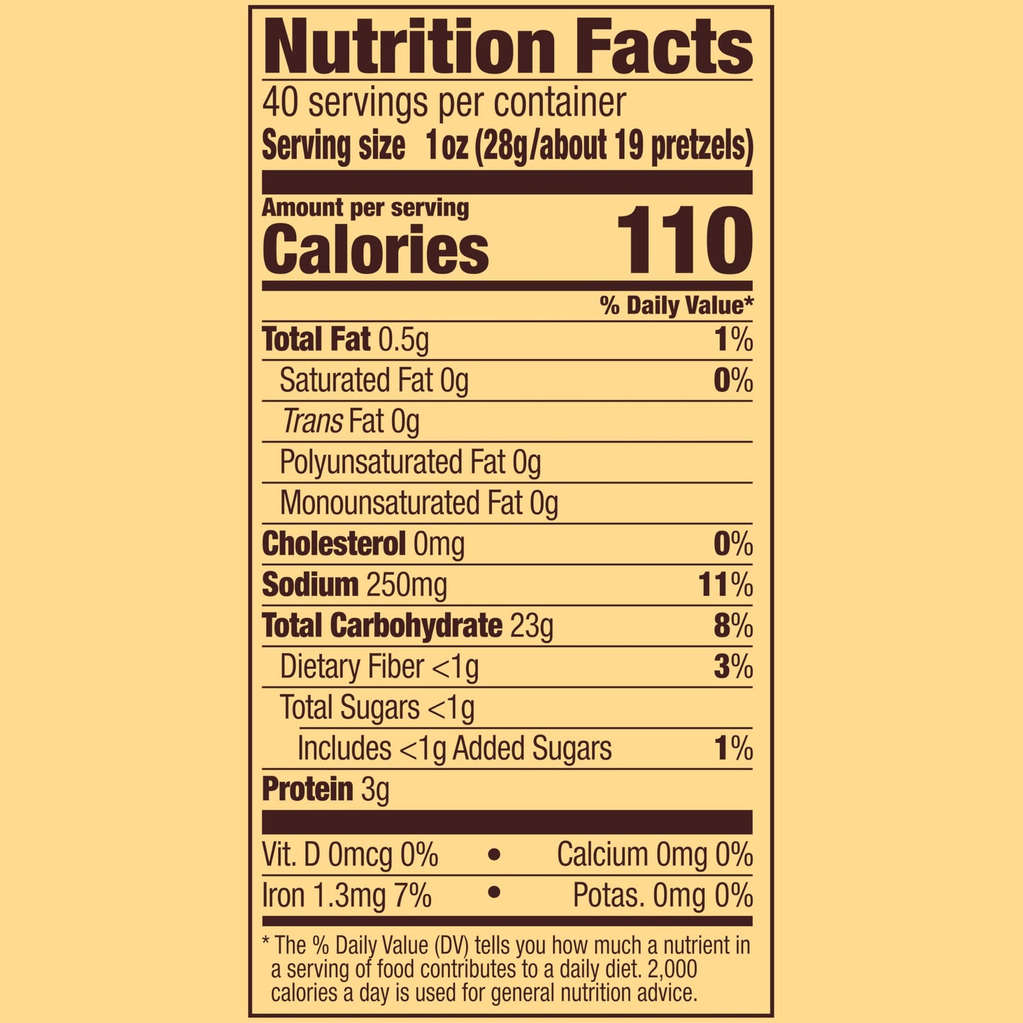 Snyders of Hanover Pretzels, Mini Pretzels, 40 Oz Canister