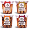 True Delicious Biscotti  4 Boxes Of Different Flavors (Whole Almond  Salted Pistachio  Orange Chocolate Chip  Cranberry)  4X6Oz