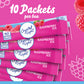 Crystal Light Raspberry Ice Artificially Flavored Powdered Drink Mix, 120 Ct Pack, 12 Boxes Of 10 On-The-Go-Packets