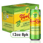 Topo Chico Lime & Mint Sparkling Water, 12 Fl Oz, Pack of 8, Refreshing Flavor, Naturally Flavored Beverage