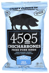 4505 Meats Chicharrones Sea Salt, 2.5 Oz (Pack of 12)