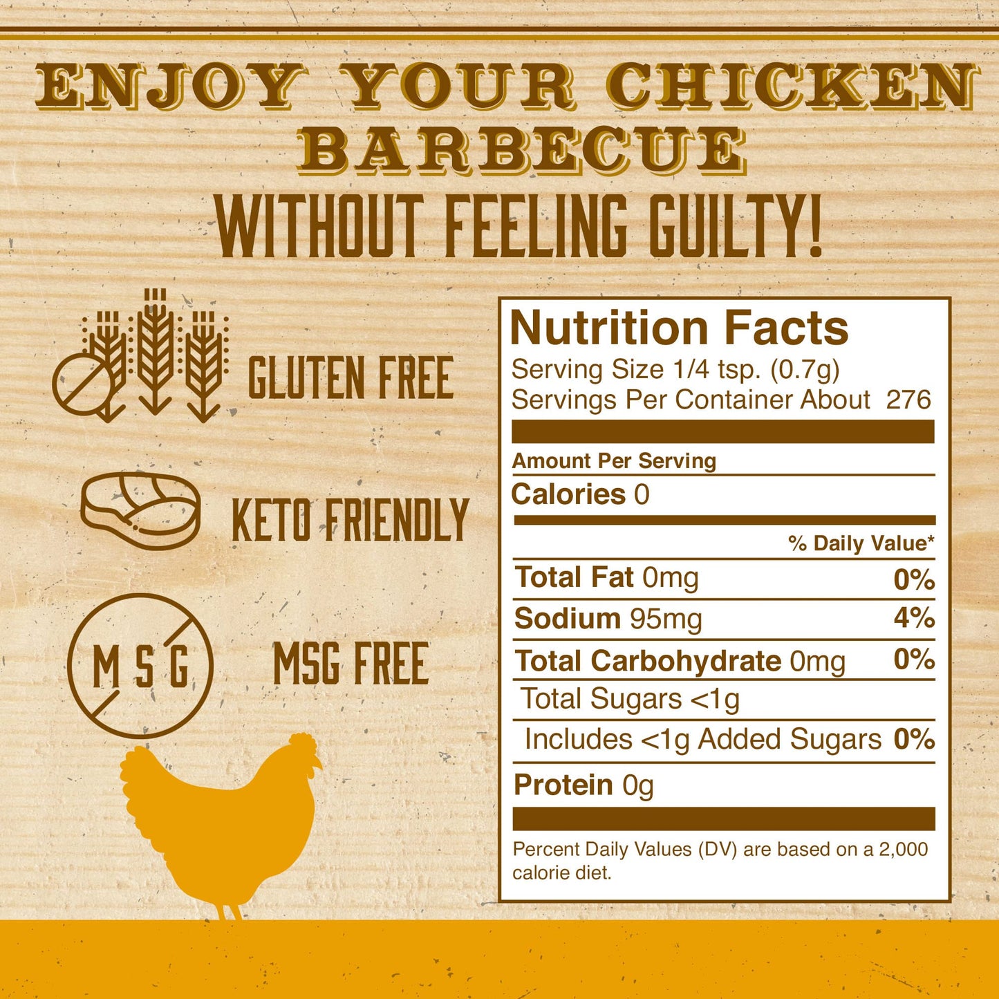 DennyMikes Chick Magnet Rotisserie Chicken Seasoning Rub, Gluten-Free, Low Sodium, Keto-Friendly, 7oz Shaker