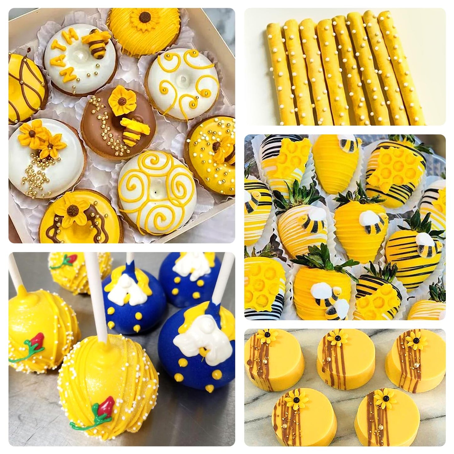 Yellow Oil Based Food Coloring For Chocolate, Candy Melts, Donuts, Strawberries, Frosting, Cake, Professional Edible Dye For Bak