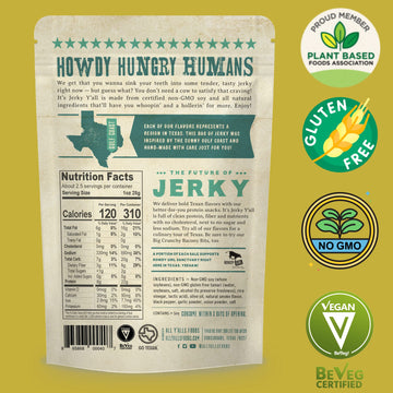 It'S Jerky Y'All Plant Based Jerky And Bacony Bits Variety Pack | Beyond Tender Jerky And Crunchy Bacon Vegan Snacks | Non-Gmo,