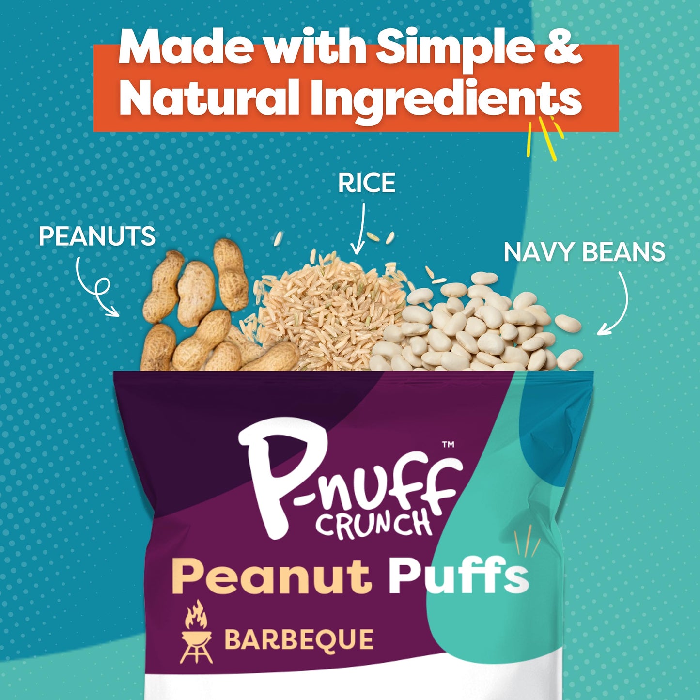 P-Nuff Peanut Puffs Savory Variety Pack, 20g Vegan Protein, Keto, Gluten Free, 4oz Bag, 3-Pack