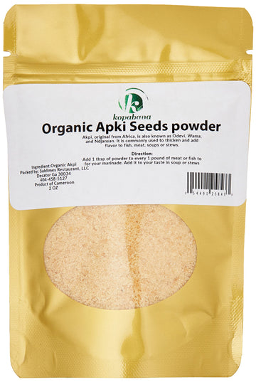 KOPABANA Organic Akpi Seed Powder ???? ?????? 2 oz