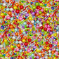 Sentovac Rainbow Sprinkles Edible Pearl Jimmies Confetti Mix Sugar Sprinkles for Cake Decorating Cake Topper Cupcake Cookie Baki