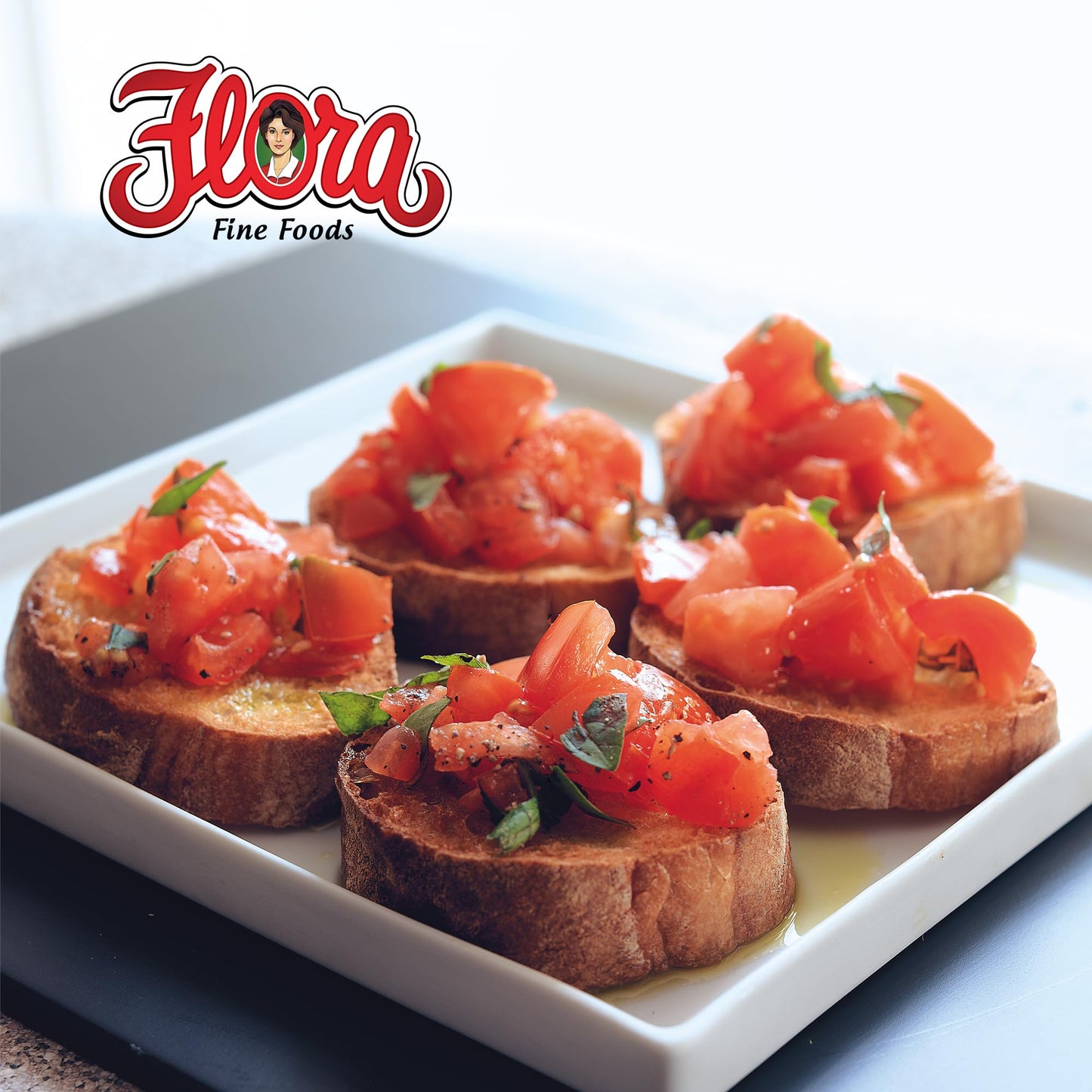 Flora Fine Foods Organic Bruschette Mini Toasts - Rosemary - 5.3 Ounce Pack
