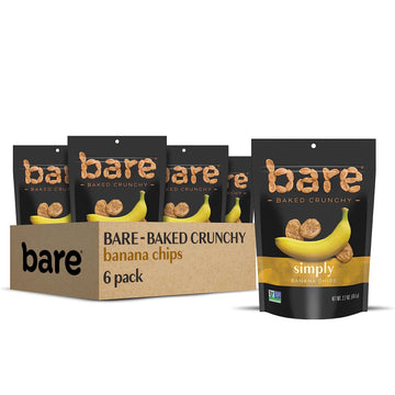 Bare Baked Crunchy, Simply Banana, 2.7 Ounce (Pack Of 6)