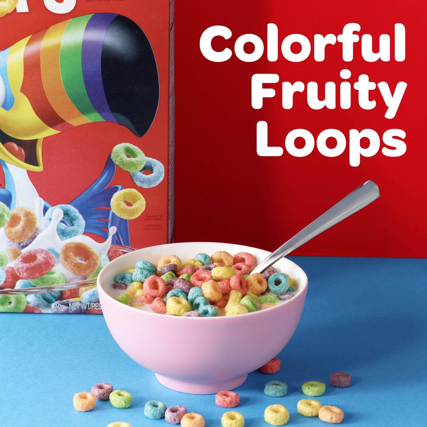 Kellogg'S Froot Loops Cold Breakfast Cereal, Kids Cereal, Family Breakfast, Original, 10.1Oz Box (1 Box)