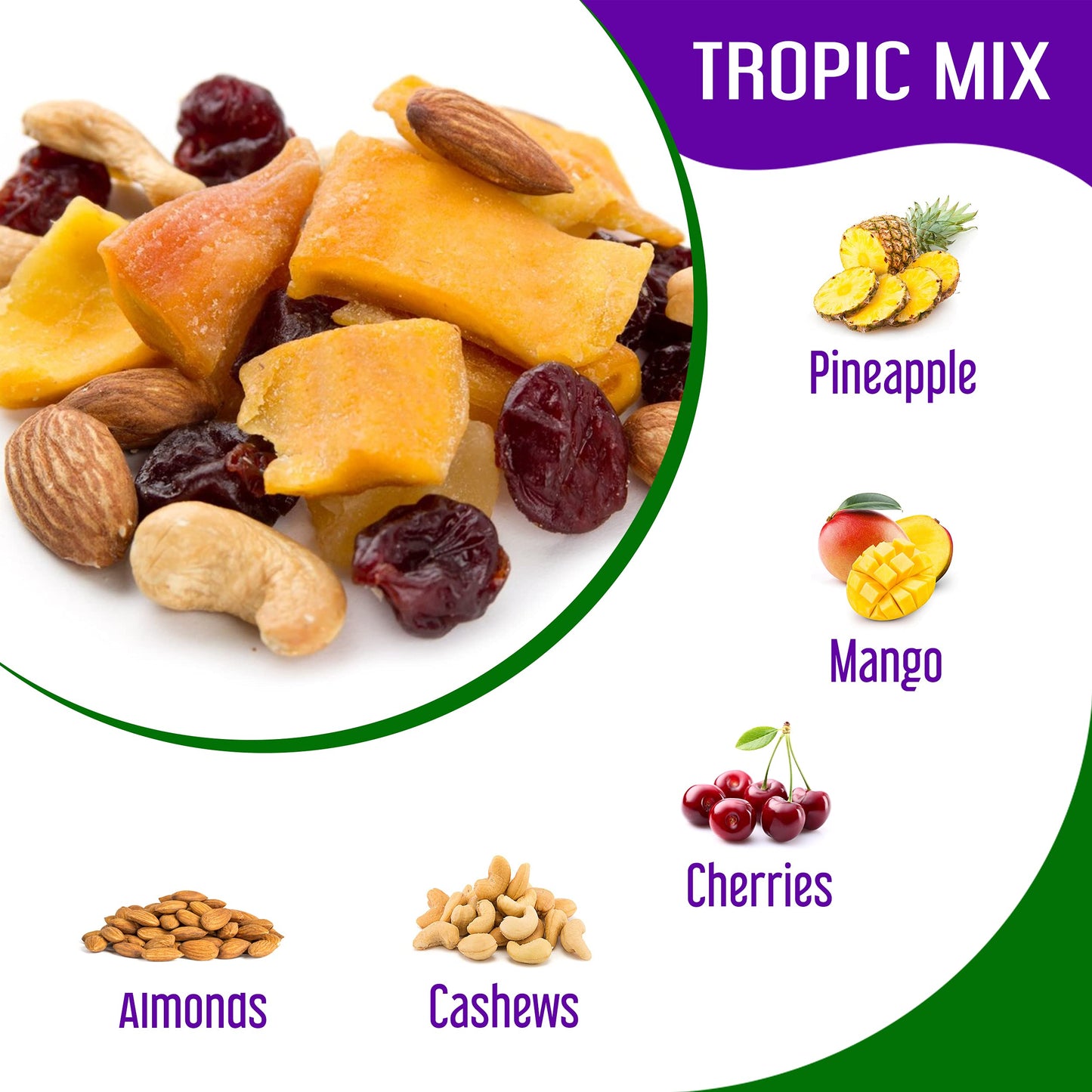 Klein'S Naturals Mix & Go Single Serve Trail Mix Individual Packs ~ Fruit And Nut Mix ~ Trailmix ~ Trail Mix Bags ~ Single Serve