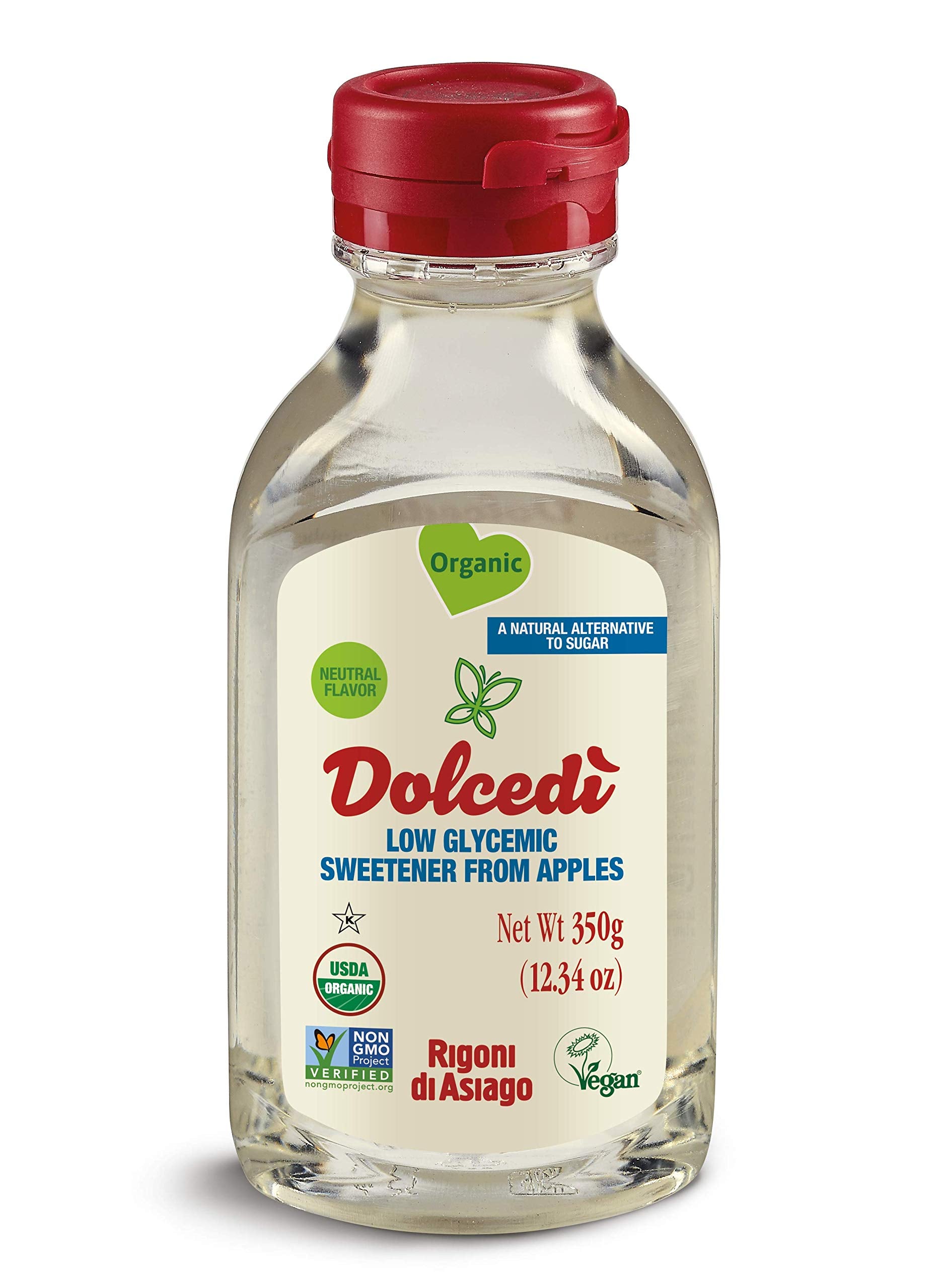 Rigoni Di Asiago Dolcedi Natural Low-Glycemic Sweetener, 12.34 Fl Oz, 2 Count