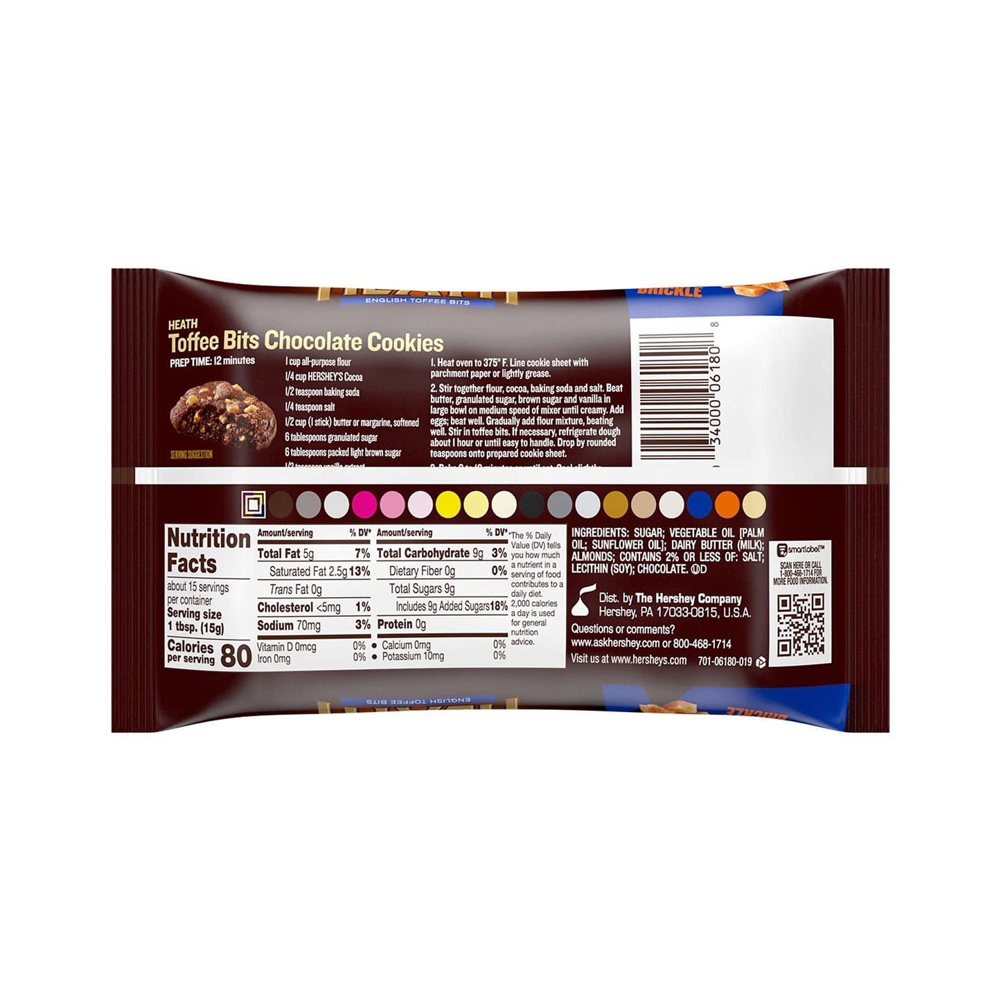 HEATH BITS O BRICKLE English Toffee Baking Bits Bag, 8 oz