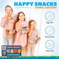 Happy Snacks Animal  ers, Plant Based, Nut & Peanut Free, Fortified, Variety Pack (Vanilla & Chocolate), 2 Oz Boxes (Pack of 12)