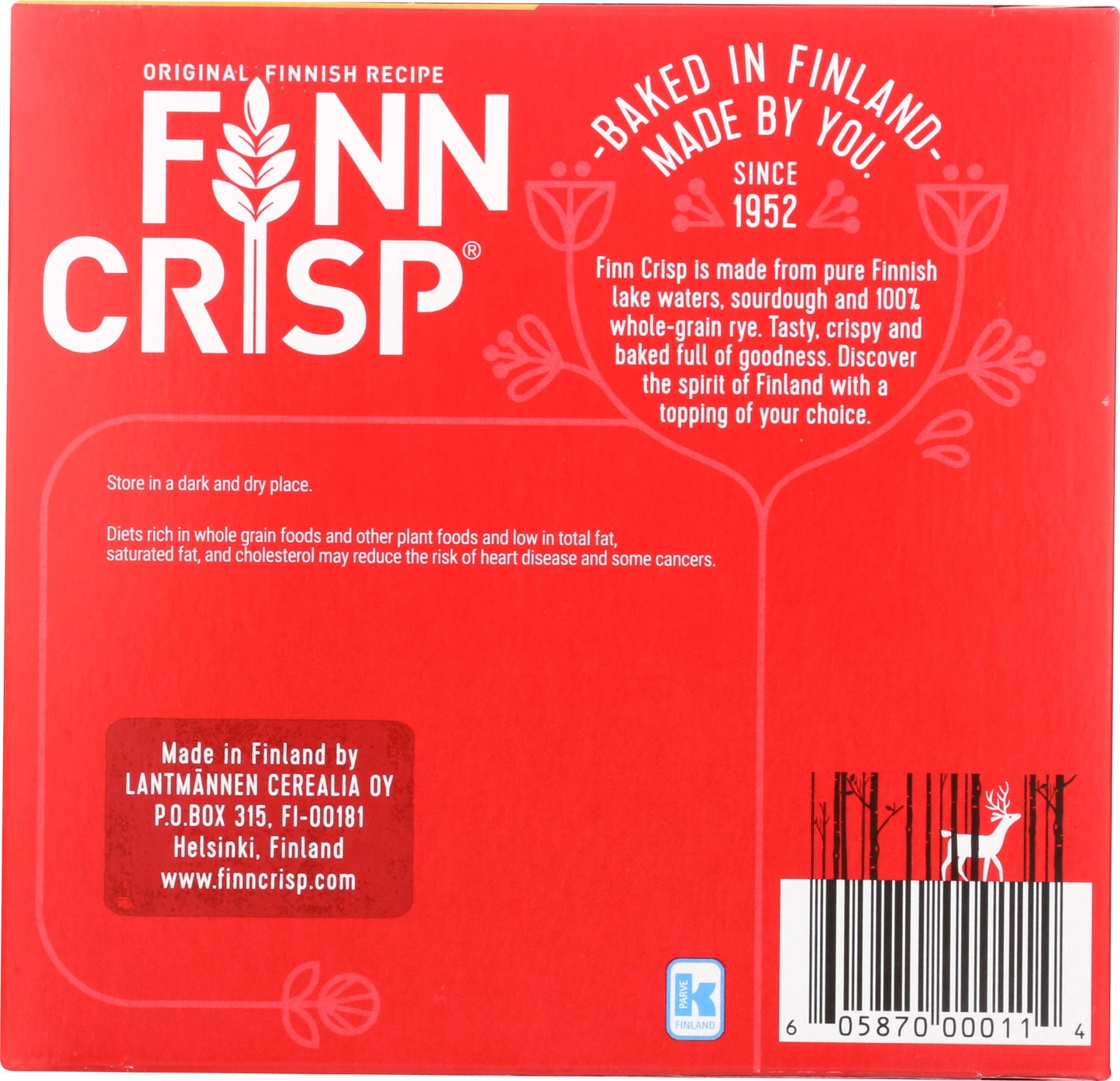 Finn Crisp Thin Crispbread Caraway - 7 Oz