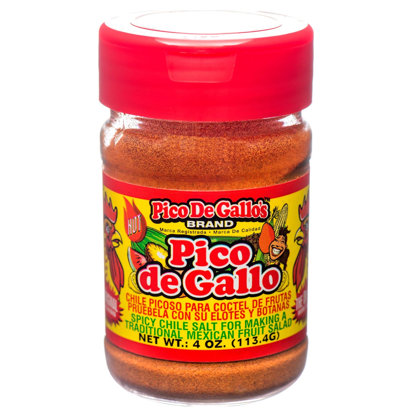 Pico De Gallo'S Spicy Chile Salt Seasoning (2 X 4 Oz. Shakers)