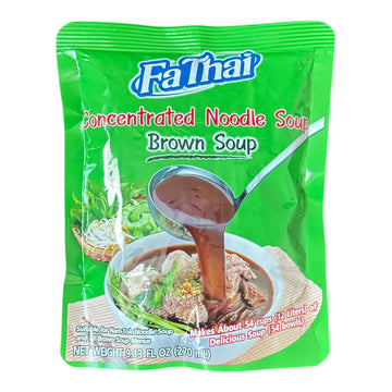 AquaNation Listing For Fa Thai Concentrated Brown Noodle Soup Base 270ml - Authentic Thai Broth for Rich, Savory Soups, Easy Pre