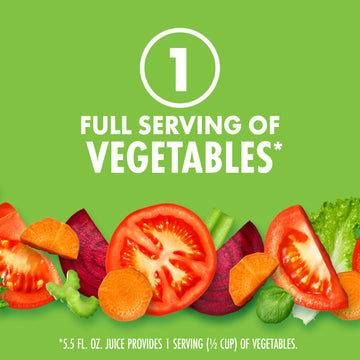 V8 Original 100% Vegetable Juice, 5.5 Fl Oz Can (8 Pack)