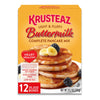 Krusteaz Heart Healthy Buttermilk Pancake and Waffle Mix, Light & Fluffy, 25.2 oz Boxes (Pack of 12)