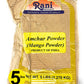 Rani Amchur (Mango) Ground Powder Spice 80Oz (5Lbs) 2.27Kg Bulk ~ All Natural, Indian Origin | No Color | Gluten Friendly | Vegan | Non-Gmo | No Salt Or Fillers