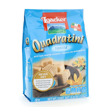 Loacker Wafer Qudrtni Vnla 250G 8.82 Oz
