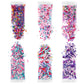 Sprinkles For Cake Decorating, Cupcake, Cookies, Ice Cream Topper, 6 Packs Purple Sprinkles, Pink Of Assorted Sprinkles For Cake
