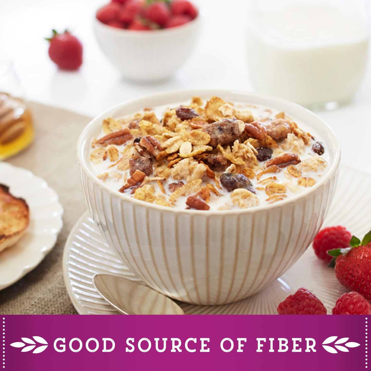 Great Grains Raisins Dates & Pecans Breakfast Cereal  Crunchy Clusters with Sweet Fruit and Whole Grains  Non-GMO  25 oz Box