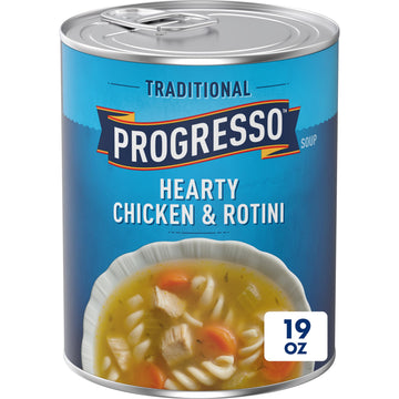 Progresso Traditional, Hearty Chicken & Rotini Canned Soup, 19 oz.