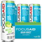 LIFEAID FOCUSAID Energy Blend Nootropics Drink, 12 Fl Oz, Pack of 12, 100mg Natural Caffeine, Green Tea, Yerba Mate
