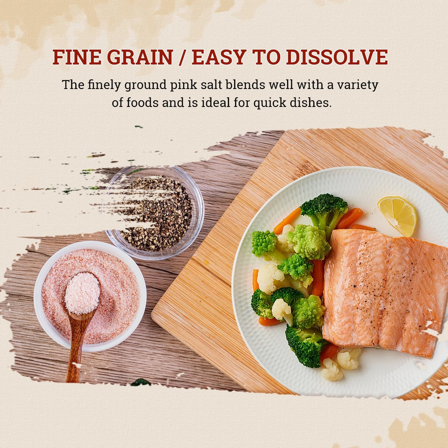 52Usa Himalayan Pink Salt, Fine Grain 2 Lbs, Pink Himalayan Sea Salt, Salt For Grinder Refill, Kosher