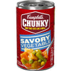 Campbells Chunky Soup, Savory Vegetable Soup, 18.8 Oz Can