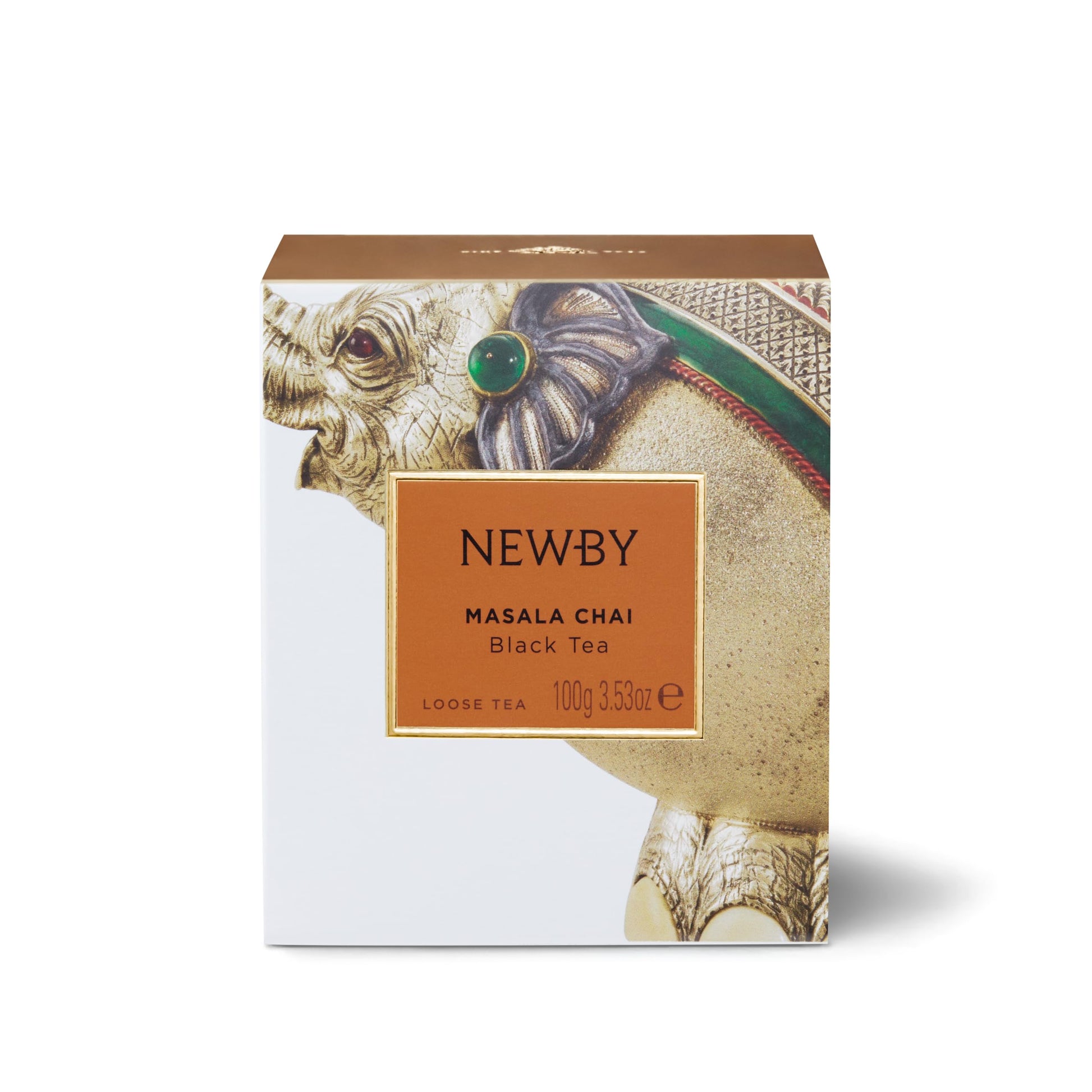 Newby London Masala Chai Heritage – Loose Leaf (100 g / 3.53 oz Carton) – Spiced Indian Black Tea Blend