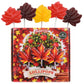 Autumn Leaf Lollipops  Individually Wrapped Thanksgiving and Fall 2025 Themed Candy  Caramel  Green Apple  and Maple Cinnamon  24 Suckers