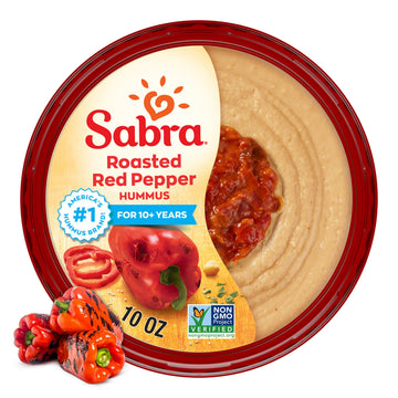 Sabra Roasted Red Pepper Hummus, 10 Oz Tub
