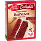 Betty Crocker Delights Super Moist Red Velvet Cake Mix, 13.25 Oz.