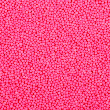 Pink Nonpareils Sprinkles - 2mm Edible Mini Pearl Sprinkles for Cake Decorating, Cupcake, Cookie, Baking, Donuts, Ice Cream Topp