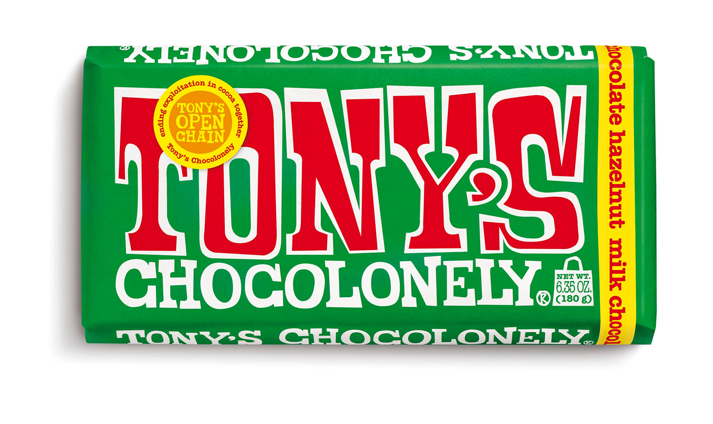 Tonys Chocolonely Bar Choc Milk Hazelnut (Pack Of 15)