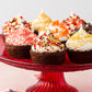 Sweets Indeed Sprinklefetti Fall 6-Cell Sprinkle Jar - 6 Assorted Fall Sprinkles (Pumpkins  Leaves  Sugar Crystals  Nonpareils  Jimmies) | Cupcake & Cake Decorations | 6.45 oz