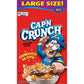 Quaker Capn Crunch Breakfast Cereal, 18oz Box, 18 Oz